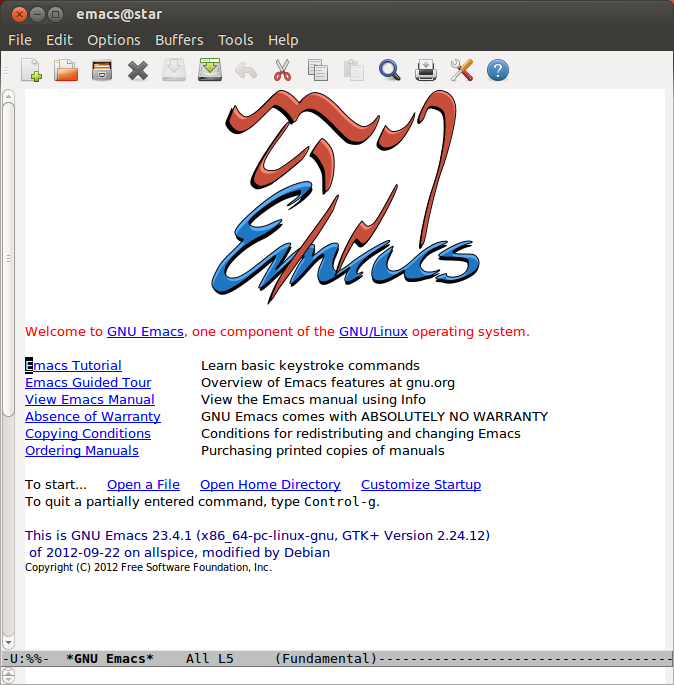 emacs-splash